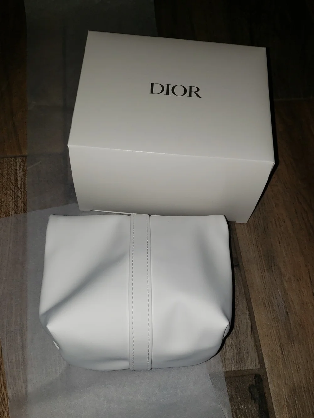 NEW in Box Christian Dior Pouch Trousse Clutch Mini Bag Cosmestic Case White - Picture 5 of 9